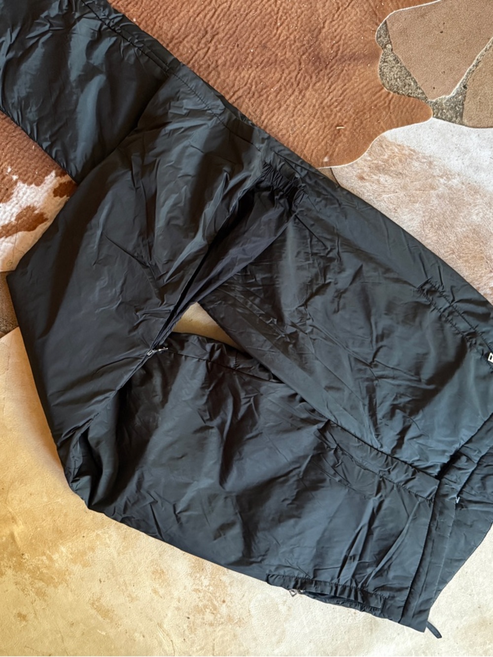 Prada Linea Rossa nylon ski pants black vintage - Picture 2 of 10